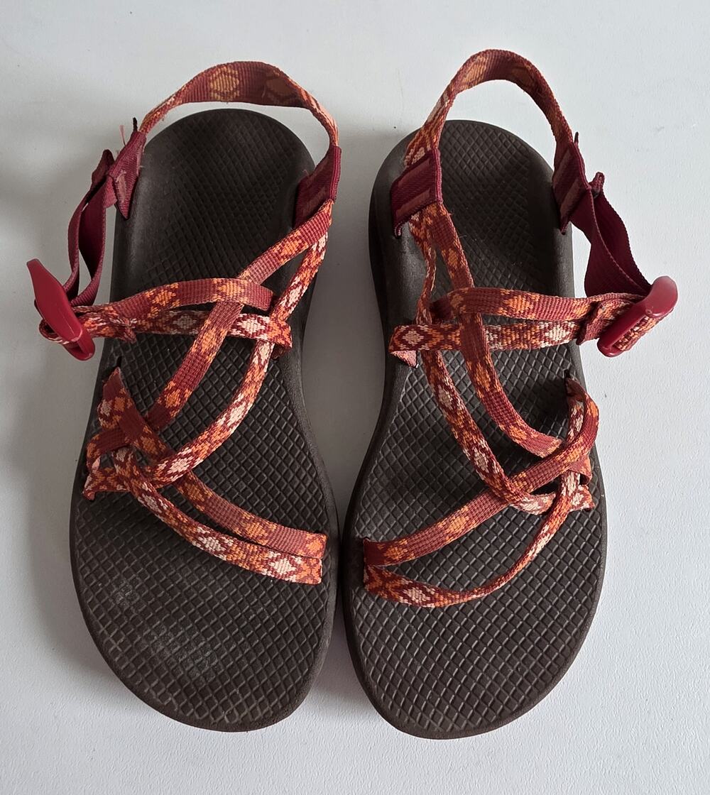 Chaco Women's ZX/2 Classic Strappy Hiking Sandals Orange Size 9